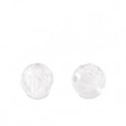 Cubic Zirconia beads 2mm Transparent